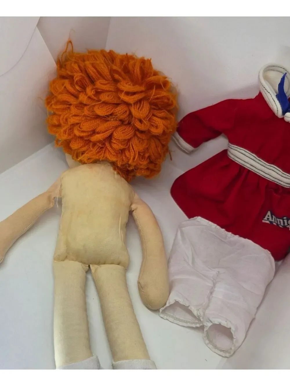 Vintage 1982 Little Orphan Annie Rag Doll 12
